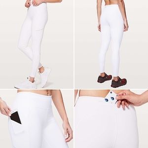 Lululemon Athletica Women’s Speed Up Tight Legging *28" Size 4 White